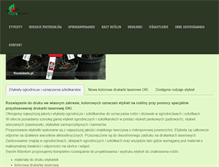 Tablet Screenshot of floralabels.pl